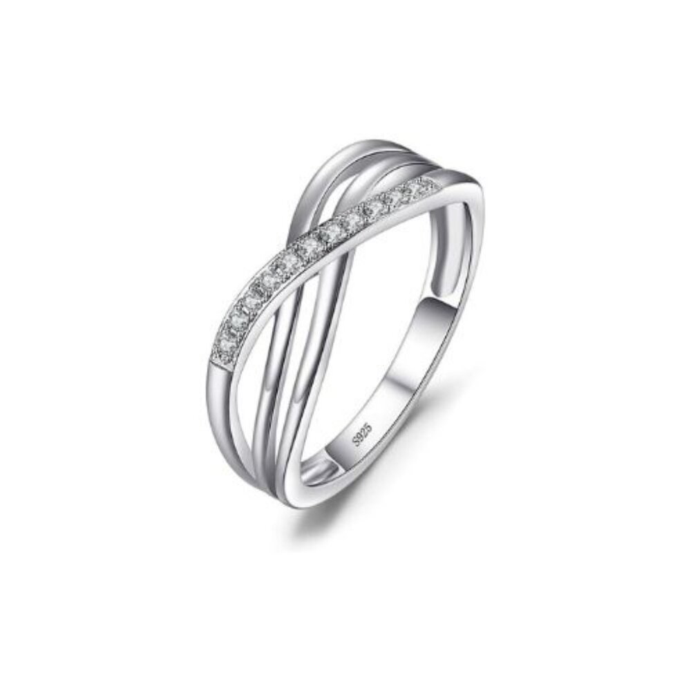 Infinity Knot Sterling Silver Ring - image 6